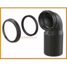 AlcaPLAST M906 Kolano odpływu WC komplet 90/110 spłuczki A100/A115 alcadrain