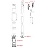 AlcaPLAST MS0095-ND uszczelka zaworu slim A09B alcadrain