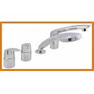 Bateria wannowa 4-otworowa METALIA FERRO 57345.0