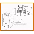 Bateria wannowa MONZA BMO1 FERRO