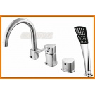 Bateria wannowa MODENA BTM11A FERRO 4-otworowa