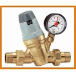 Reduktor regulator ciśnienia wody 1/2" z manometrem CALEFFI 535041 z wymiennym wkładem