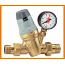 Reduktor ciśnienia wody 1 1/4" z manometrem CALEFFI 535071 5/4" z wymiennym wkładem