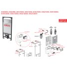 Część zamienna do spłuczki WC AlcaPLAST S0032 alcadrain