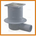 Kratka ściekowa 105x105/50 odpływ boczny APV1 AlcaPlast nierdzewna alcadrain