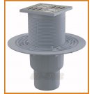 Kratka ściekowa 105×105/75/50 odpływ pionowy APV2321 AlcaPLAST kratka nierdzewna syfon SMART alcadrain