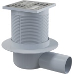 Kratka ściekowa 105x105/50 odpływ boczny APV31 AlcaPLAST kratka nierdzewna alcadrain