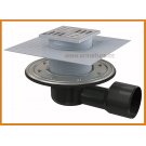 Kratka ściekowa 105x105/50/75 odpływ boczny APV3344 AlcaPLAST kratka nierdzewna alcadrain