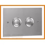 Przycisk spłukujący Evolut Cubik Tropea3 VS0871735 INOX połysk VALSIR