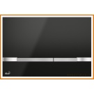 Przycisk spłukujący WC FLAT Color STRIPE BLACK AlcaPLAST