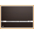 Przycisk spłukujący WC FLAT WOOD STRIPE WENGE AlcaPLAST