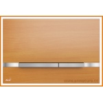 Przycisk spłukujący WC FLAT WOOD STRIPE BEECH AlcaPLAST