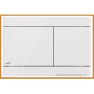 Przycisk spłukujący WC FLAT Color FUN-WHITE AlcaPLAST Alcadrain Delfin 