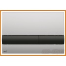 Przycisk spłukujący WC M1712-8 AlcaPLAST chrom-mat/czarny DELFIN  alcadrain