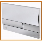 Przycisk spłukujący WC chrom połysk/mat M1743 AlcaPLAST DELFIN