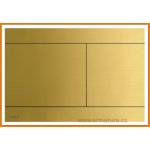 Przycisk spłukujący WC FLAT Color FUN-BRASS mosiądz AlcaPLAST Alcadrain Delfin