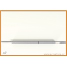 Przycisk spłukujący WC szklany FLAT STRIPE-GL1200 GLASS White AlcaPLAST biały alcadrain