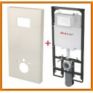 SLIMBOX zabudowa + stelaż SLIM A1101/1200 Sadromodul AlcaPLAST spłuczka