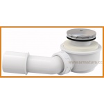 Syfon brodzikowy Ø50 mm A471CR AlcaPLAST niski grzybkowy alcadrain