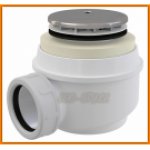 Syfon brodzikowy Ø50 mm A47CR-50 AlcaPLAST grzybkowy z kolanem A52 alcadrain