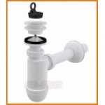 Syfon do umywalki umywalkowy A420 AlcaPLAST 32mm sitko tworzywo fi 63mm alcadrain