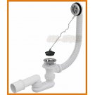 Syfon wannowy chrom A501 AlcaPLAST do wanny sitko metal alcadrain