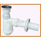 Syfon zlewozmywakowy pojedynczy sitko metalowe Ø50mm A202M50 RAWIPLAST WINKIEL