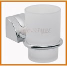 Szklanka kubek do mycia zębów CASCATA E03 FERRO szkło matowe