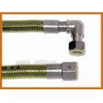 Wąż do gazu 150 cm WGK1500 FERRO przyłącze gazowe z kolanem 1/2" 