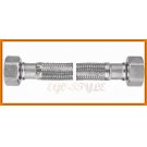 Wąż w oplocie stalowym 1/2" L-120 cm nakrętno-nakrętny PWS20 FERRO