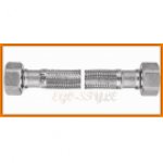 Wąż w oplocie stalowym 1/2" L-120 cm nakrętno-nakrętny PWS20 FERRO