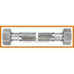 Wąż w oplocie stalowym 1/2" L-60 cm nakrętno-nakrętny PWS5 FERRO