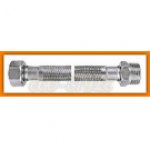 wąż w oplocie stalowym 1/2" L-100 cm nakrętno-wkrętny PWS91 FERRO