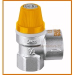 Zawór bezpieczeństwa 1/2"x3/4" 10 bar 253040 CALEFFI dla instalacji solarnych