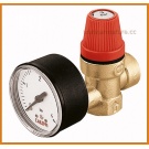 Zawór bezpieczeństwa z manometrem 6 bar 3/4" 313560 CALEFFI cwu