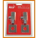 Zawór kątowy ARV002 AlcaPLAST 1/2x3/8 kwadratowy Blistr kpl Quadro do umywalki alcadrain