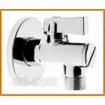 Zawór kątowy kulowy czerpalny z filtrem 1/2"x3/8" FERRO Z1238KF