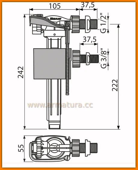 ALCAPLAST A160UNI AlcaDrain