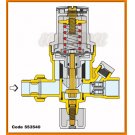 Zawór napełniania instalacji z manometrem automatyczny 553640 CALEFFI