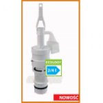 Zawór spustowy A06E do spłuczki podtynkowej WC AlcaPLAST Ecology 2/4L nowość  alcadrain