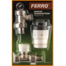 Zestaw termostatyczny ZTM05 FERRO grzejnikowy prosty 1/2"